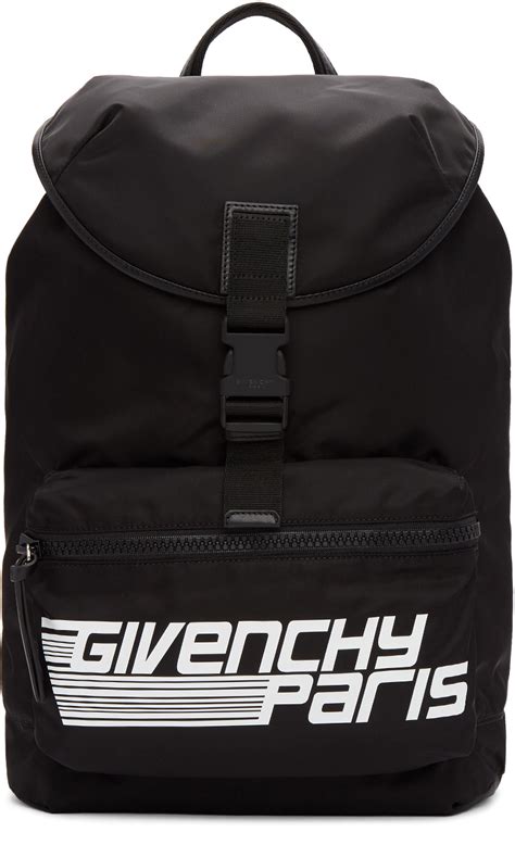 Givenchy: Black 'Fast Givenchy' Light 3 Backpack 